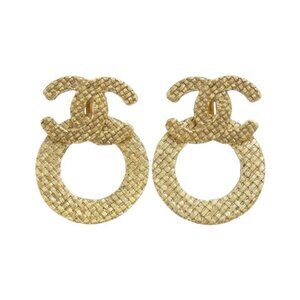 Chanel Vintage Earrings Gold